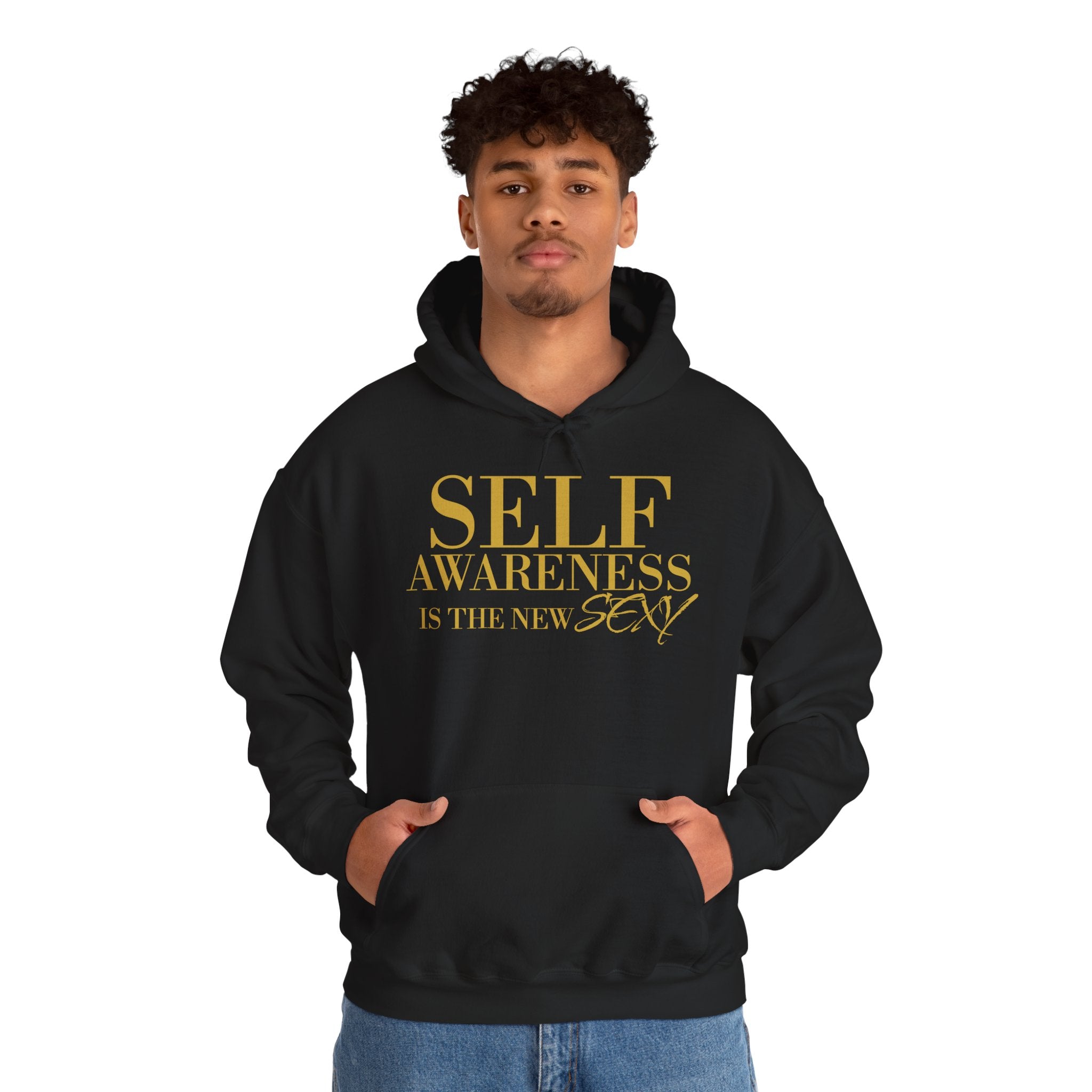 Self Awareness Is The New Sexy Hoodie — Motivational Graphic Sweatshirt