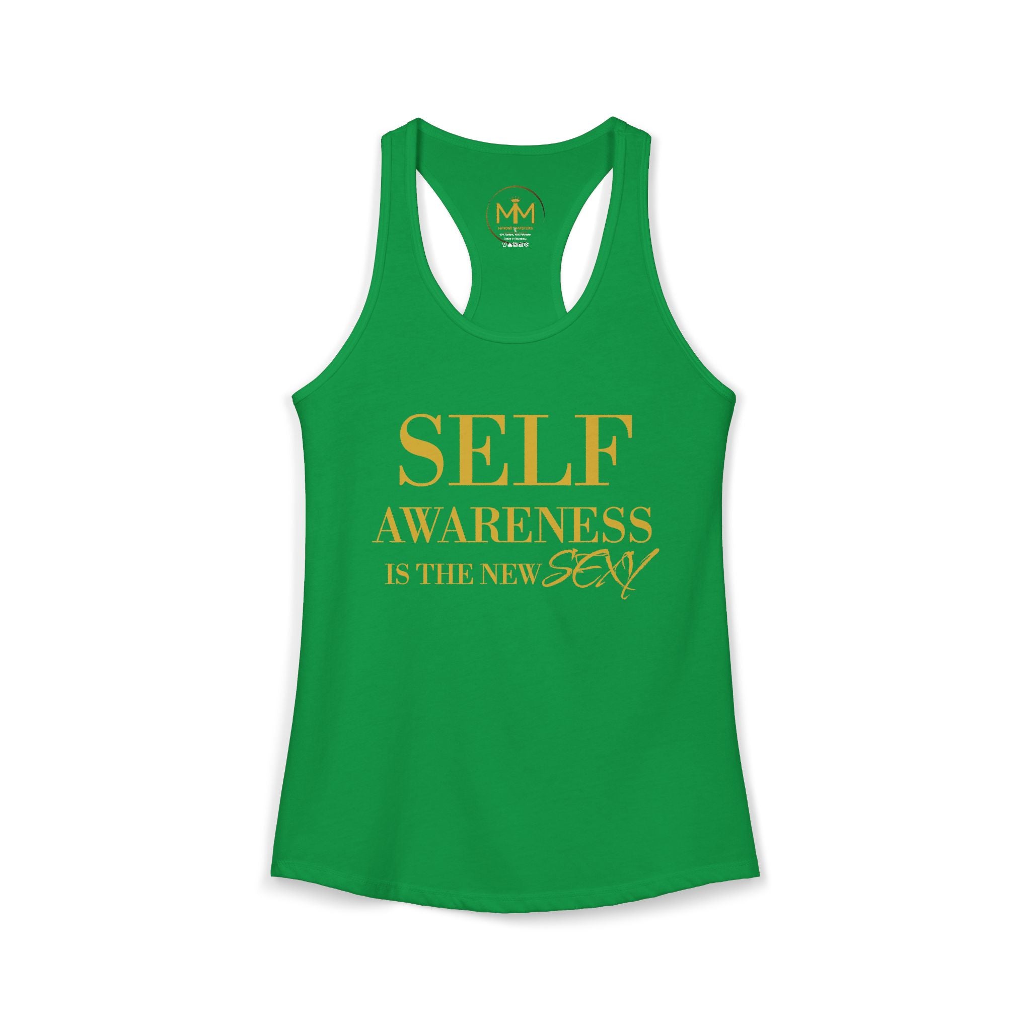 Mindset Master Podcast Racerback Tank — Women's Workout Tank
