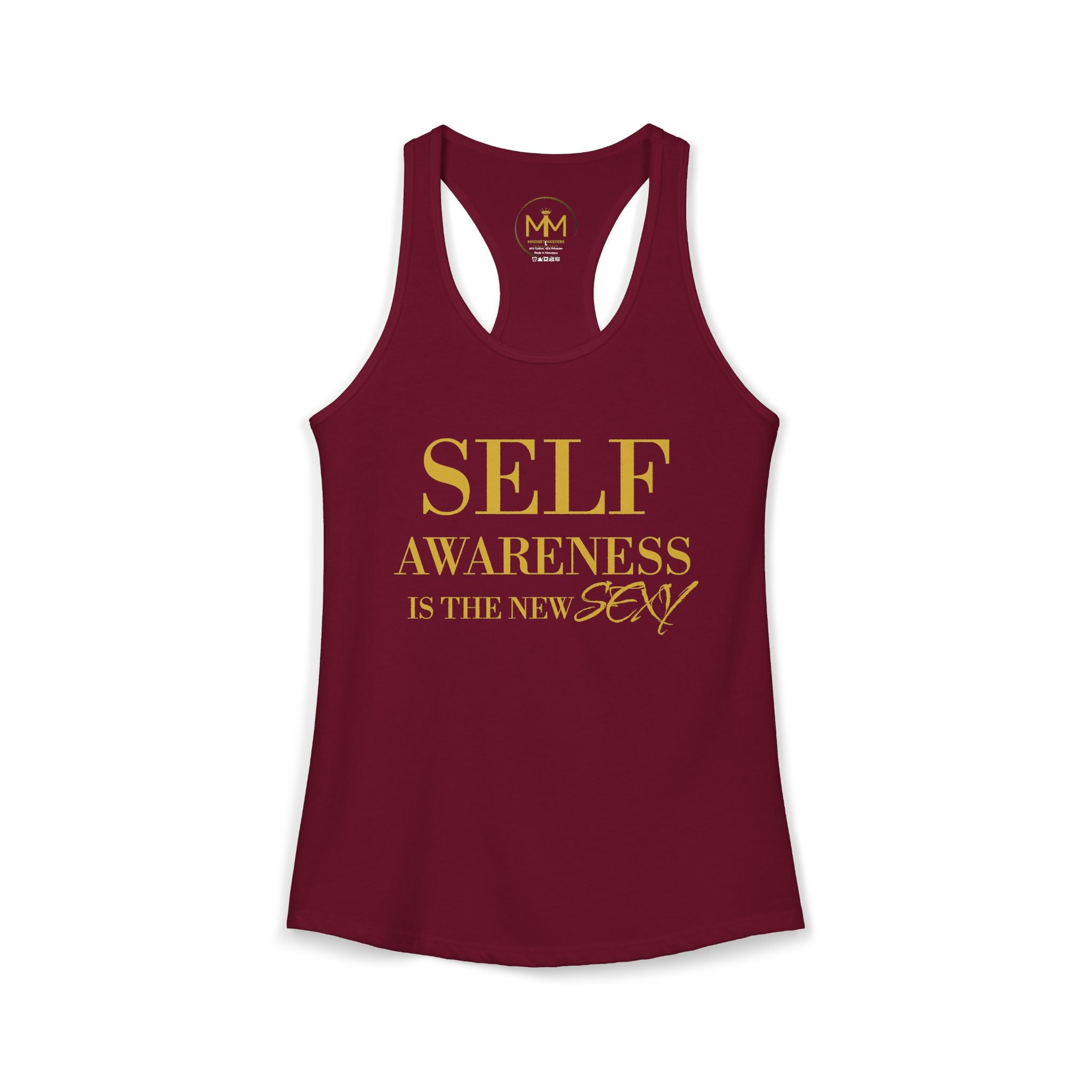 Mindset Master Podcast Racerback Tank — Women's Workout Tank