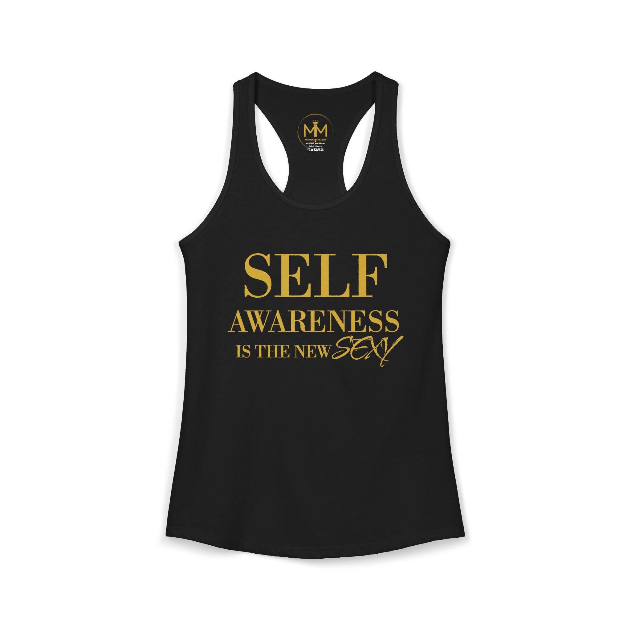 Mindset Master Podcast Racerback Tank — Women's Workout Tank