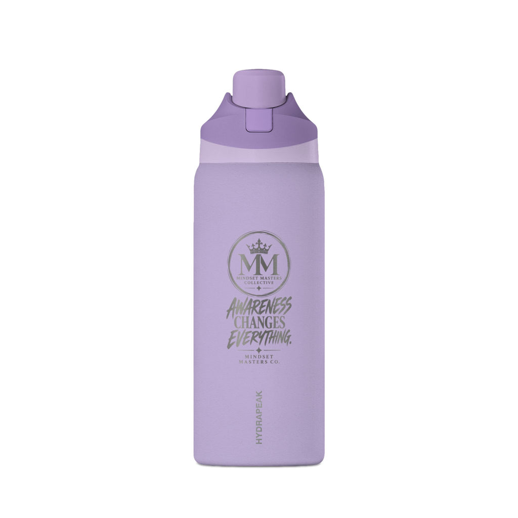 Awareness Changes Everything 32oz Insulated Water Bottle — Mindful Hydration for Gym, Travel & Daily Commute