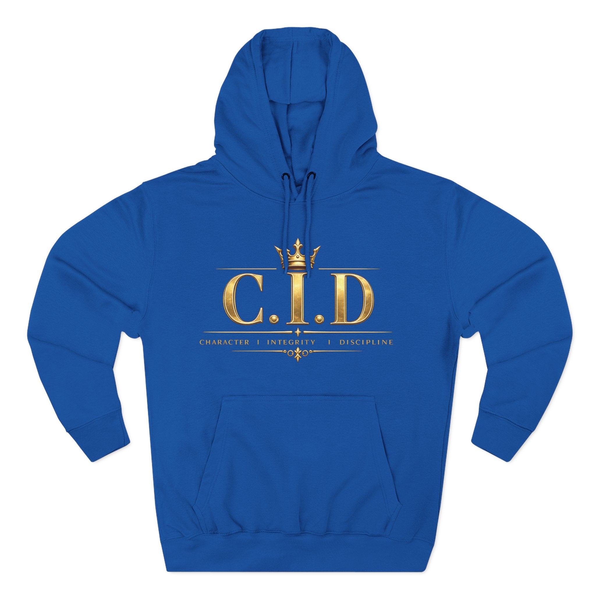 Gold text Unisex Heavyweight Hooded Sweatshirt